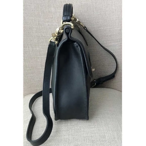 Coach Vintage Willis Black Crossbody Handbag 9927 - Picture 6 of 7